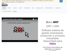 Tablet Screenshot of odoomrp.com